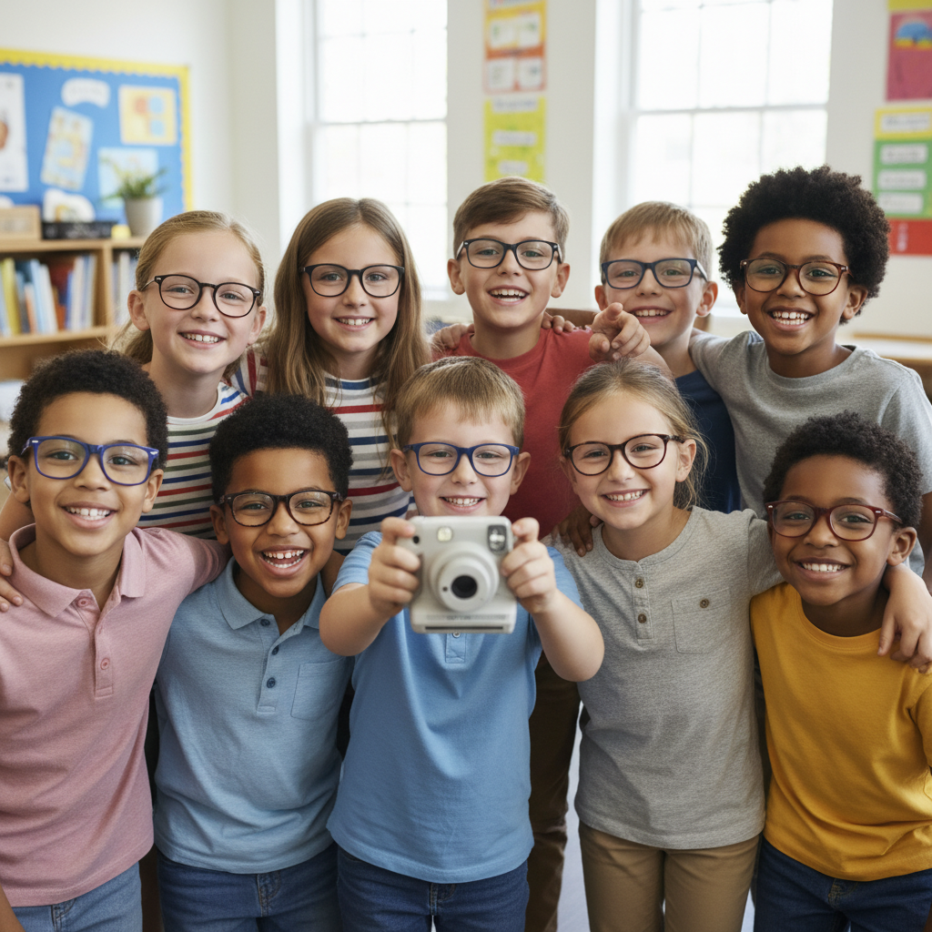 Occhiali per bambini colorati
